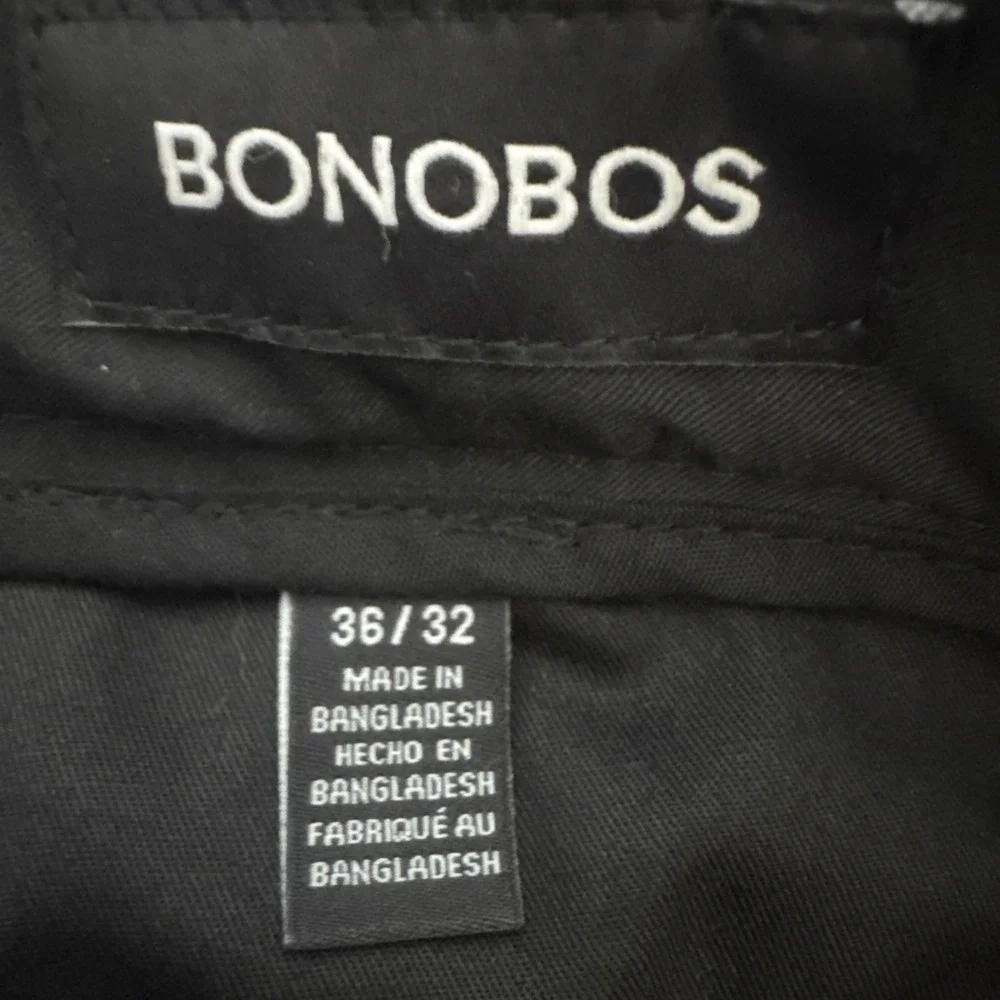 Bonobos Pants Mens 36x32 Gray Flat Front Trousers